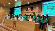 Alumnes del Campus Ítaca a l'acte de cloenda.